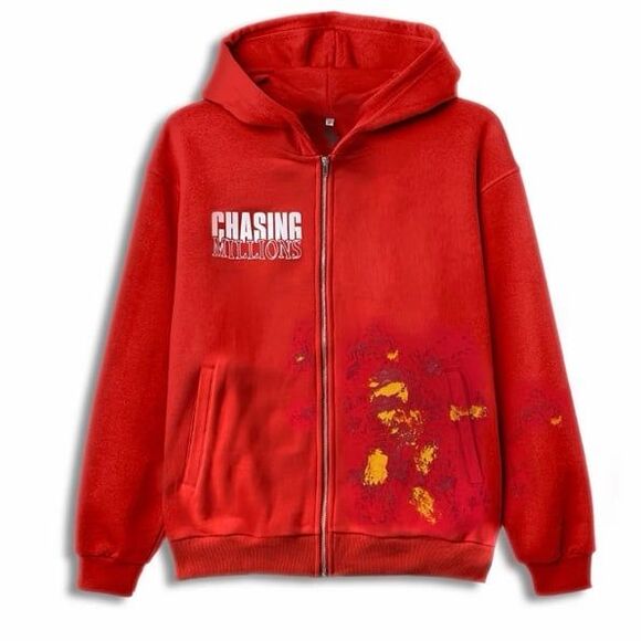 Damar Hamlin Chasing Millions Paint Splatter Hoodie and Pants - Picture 1 of 12